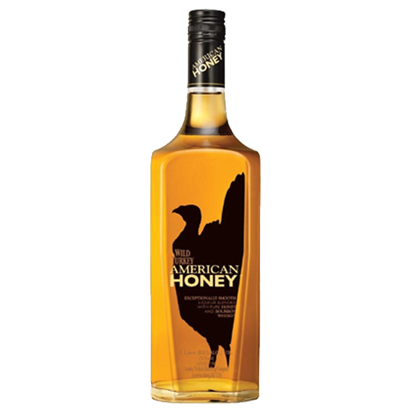 Wild Turkey Bourbon Whiskey American  Honey. 1 L