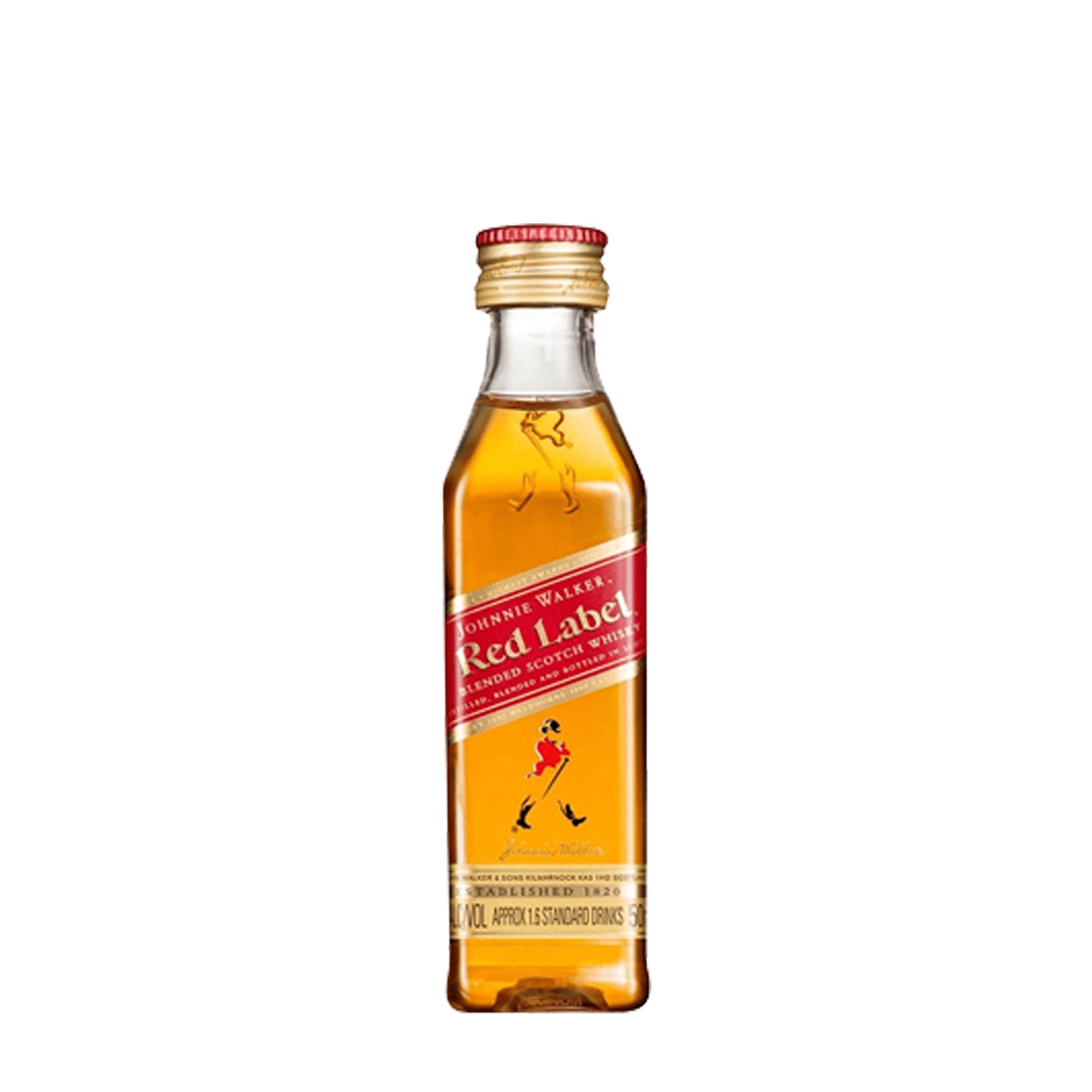 Johnnie Walker Red Label Blended Scotch Whisky Pet 0.05L