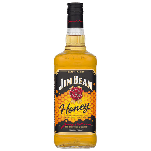 Jim Beam Honey Bourbon Whiskey.  1L
