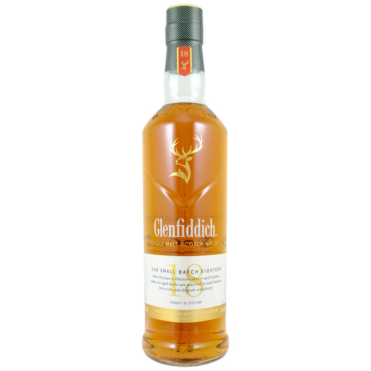 Glenfiddich Single Malt Scotch Whisky
  18Y