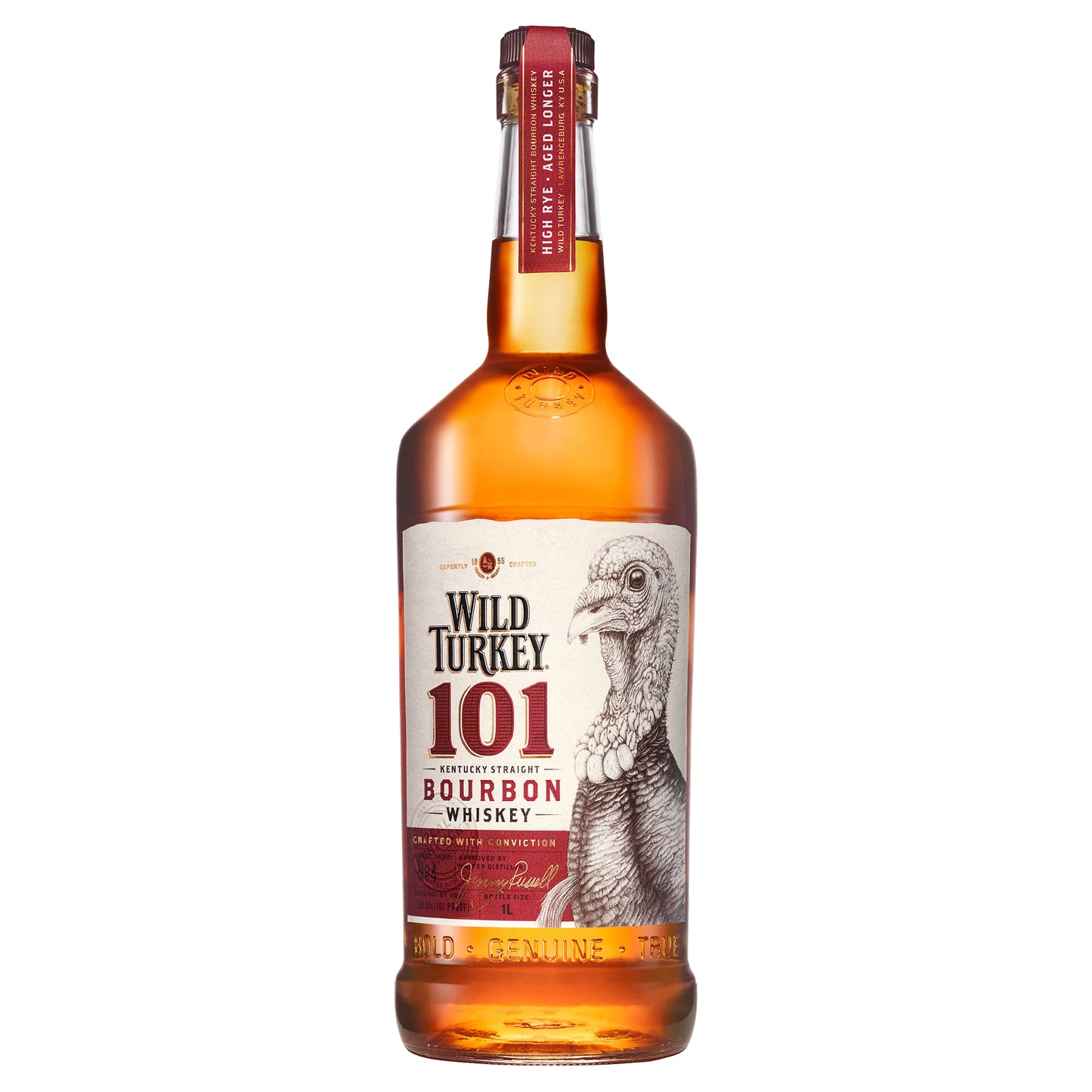 Wild Turkey Bourbon Whiskey 101. 1 L