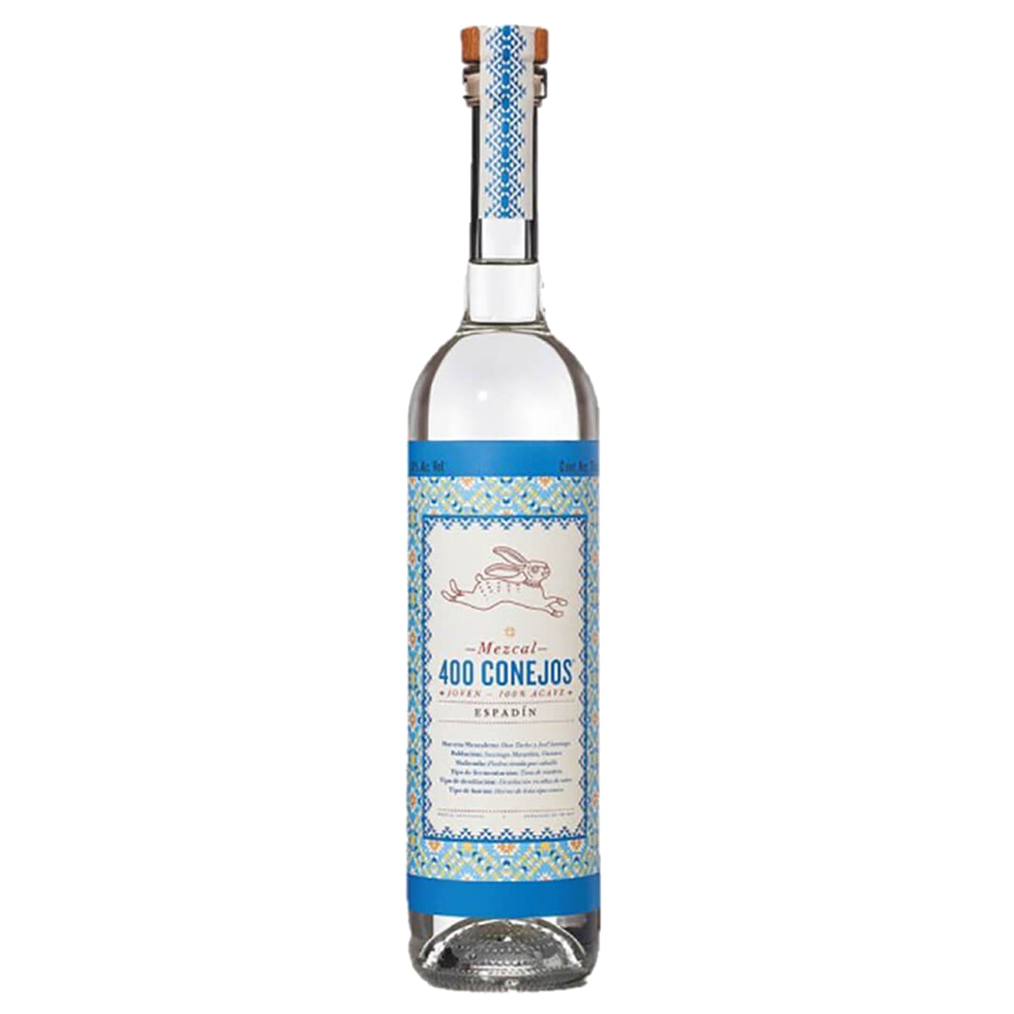 400 Conejos Agave Mezcal Joven. 750ML