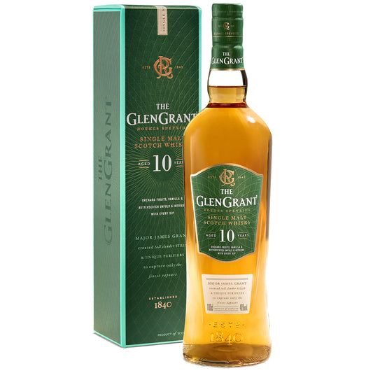 The Glen Grant  10  Year Old Single Malt Scotch  Whisky. 1L
