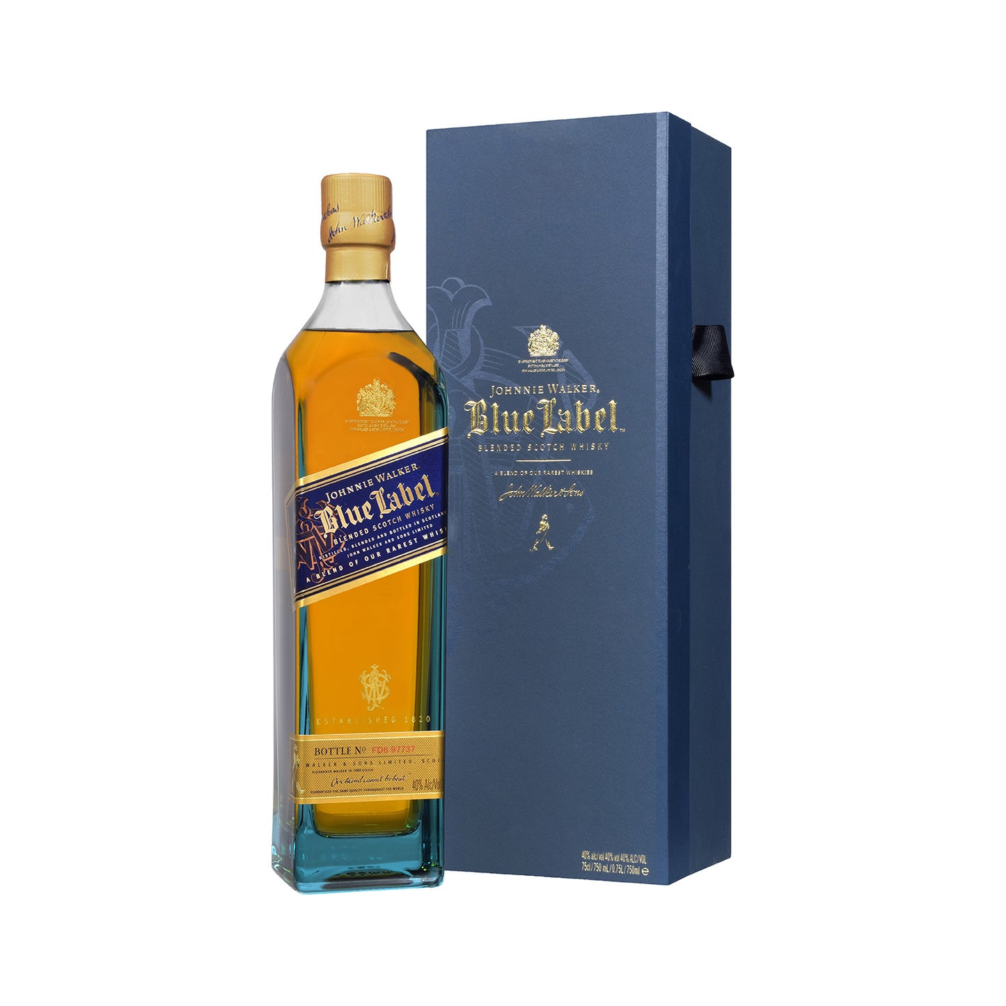 Johnnie Walker Blue Label with Gift Box. 750ml