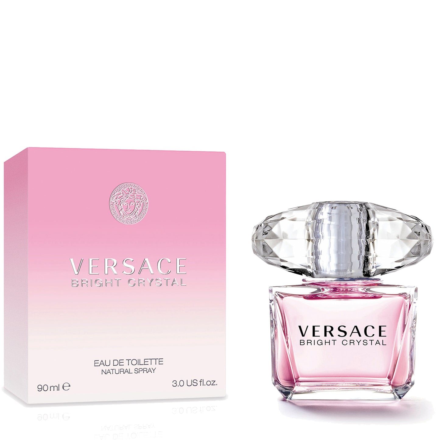 Versace Bright Crystal Eau de Toilette. 3Oz/90ml