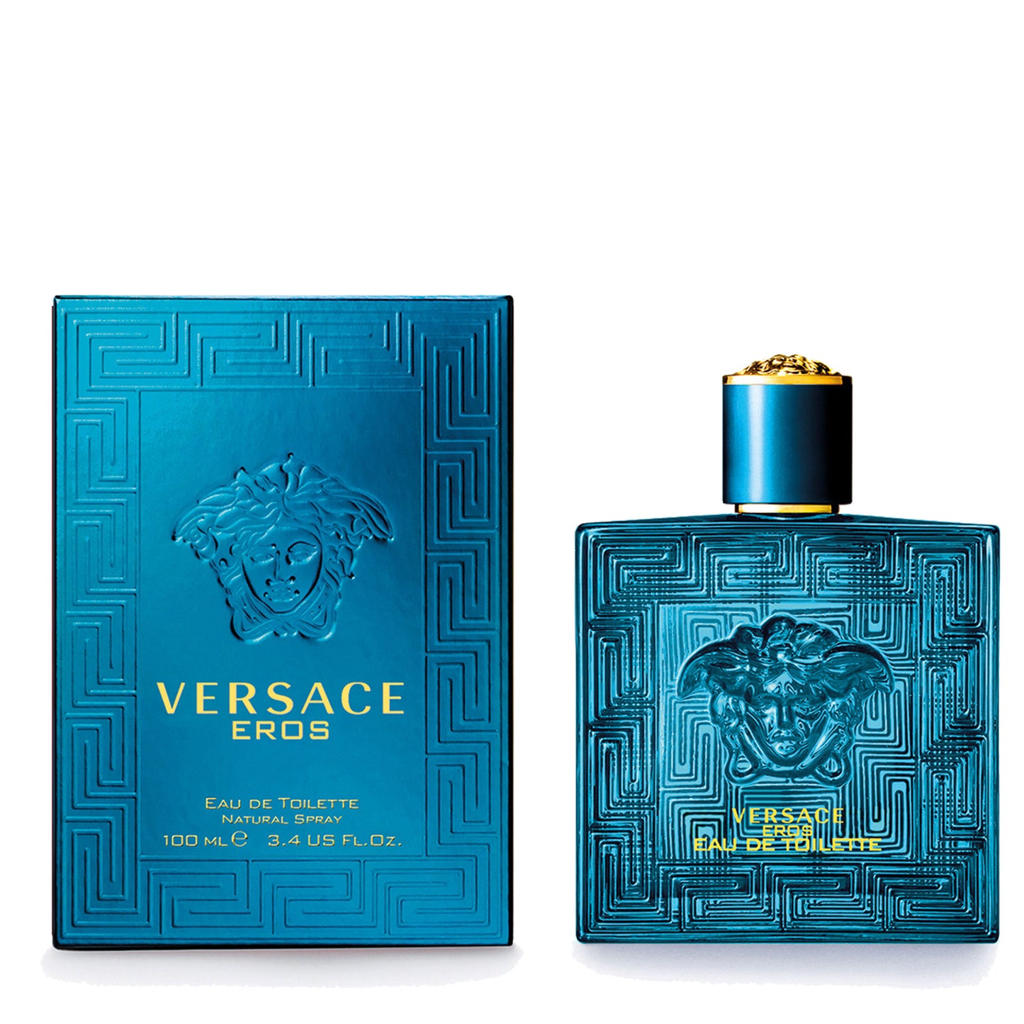 Versace Eros Men Eau de Toilette. 3.4Oz/100ml