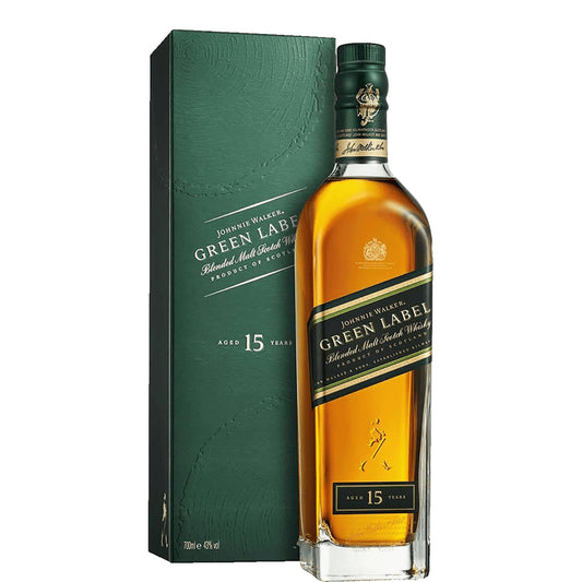 Johnnie Walker Green Label Blended Scotch  Whisky 15Y GB. 750ml 
