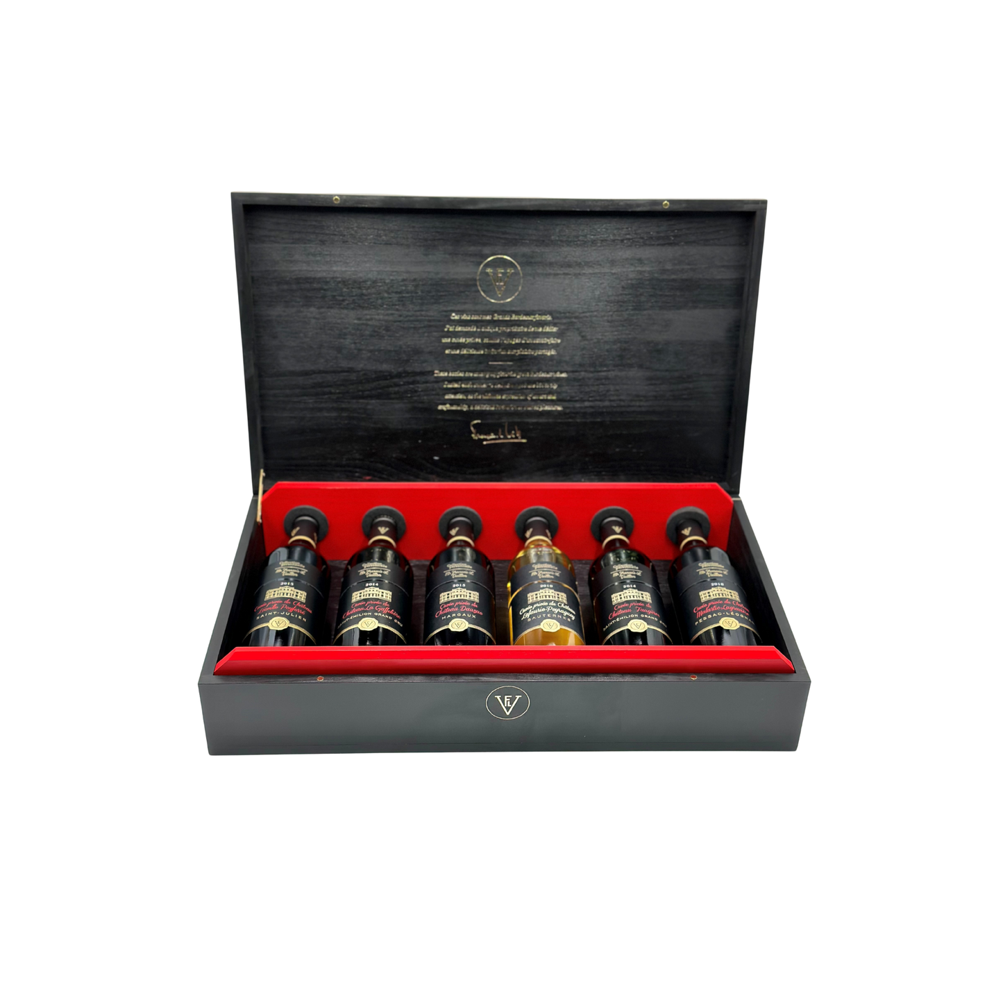F. Louis Vuitton Private Collection Black Box Serialised 6 bottles 750ML 6/Case 13.5° / 27P