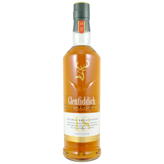 Glenfiddich Single Malt Scotch Whisky
  18Y 