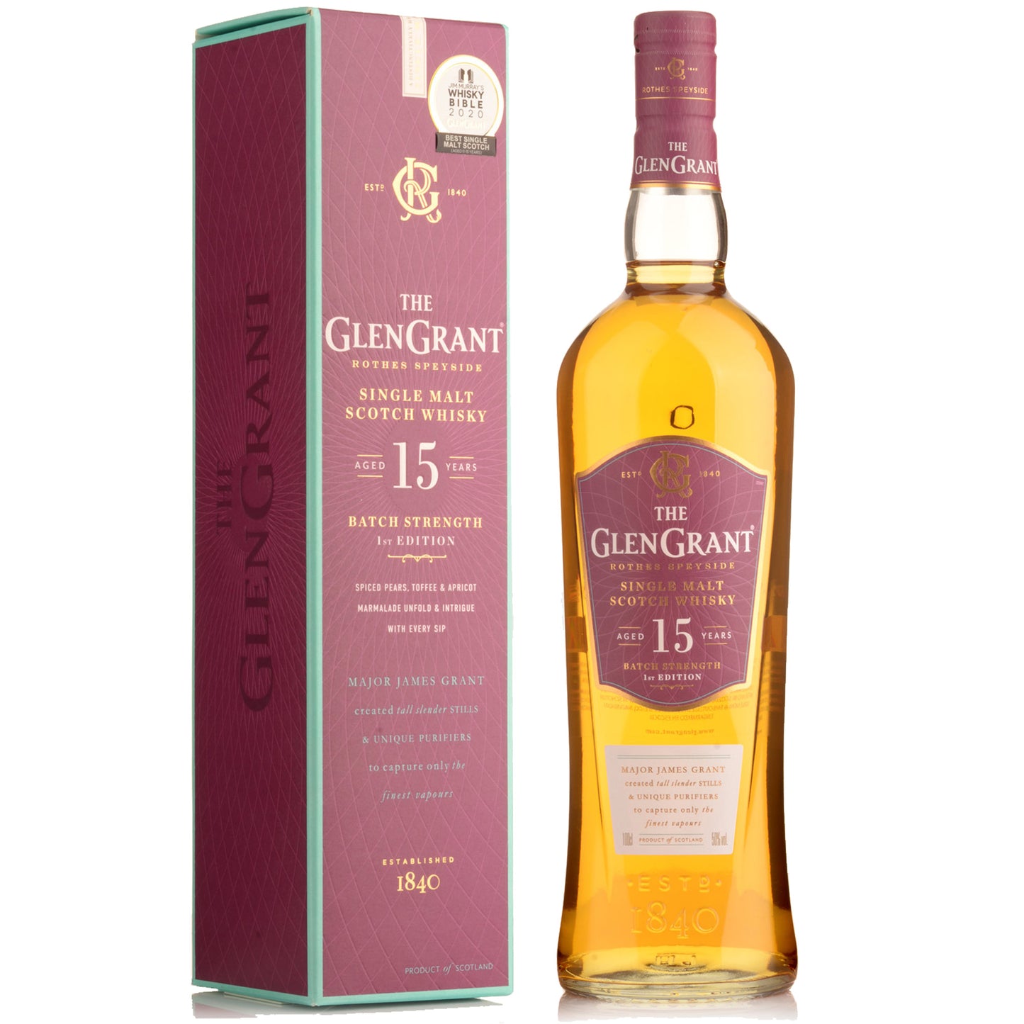Glen Grant Single Malt Scotch Whisky 15Y