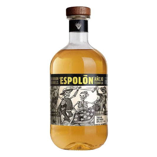 Espolon Bourbon Barrel Finished Anejo  Tequila.  1L