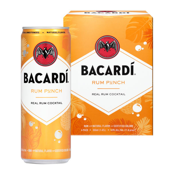 Bacardi RTD Rum Punch 355Ml 24/Case 6°/12P