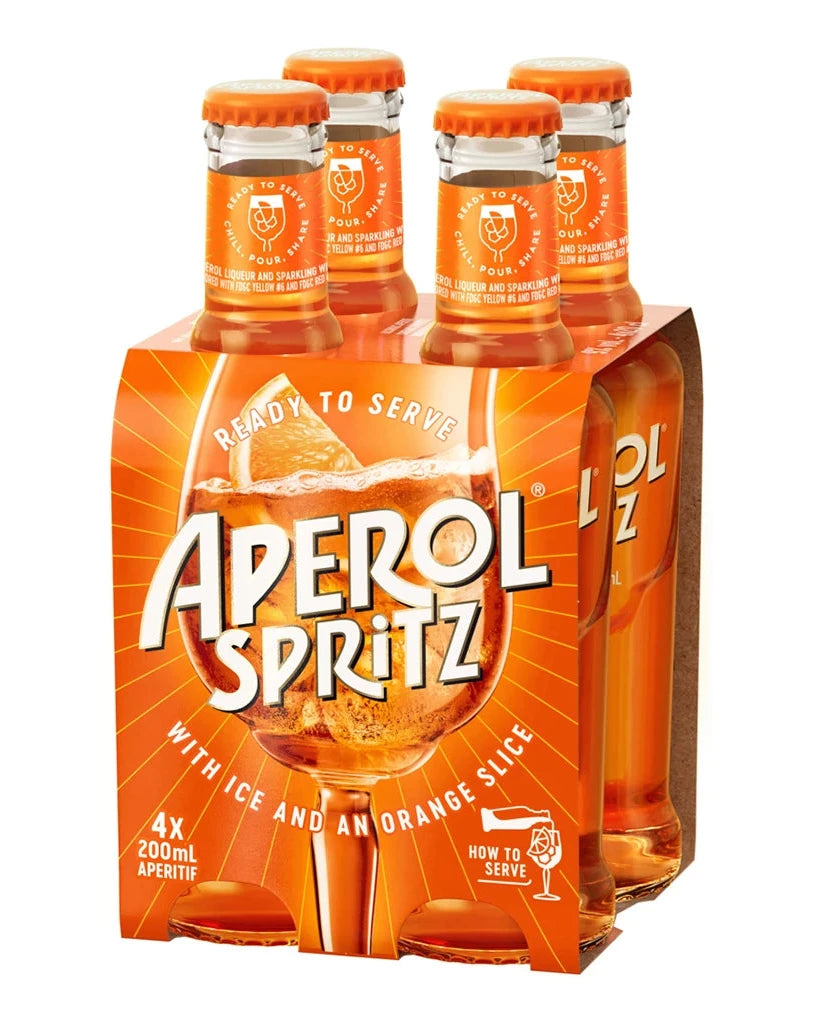 Aperol Spritz Ready-to-Drink Cocktail 4-Pack 200ml