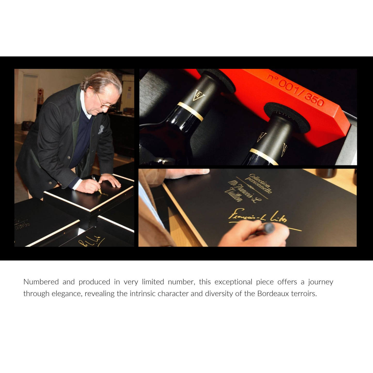 F. Louis Vuitton Private Collection Black Box Serialised 6 bottles 750ML 6/Case 13.5° / 27P