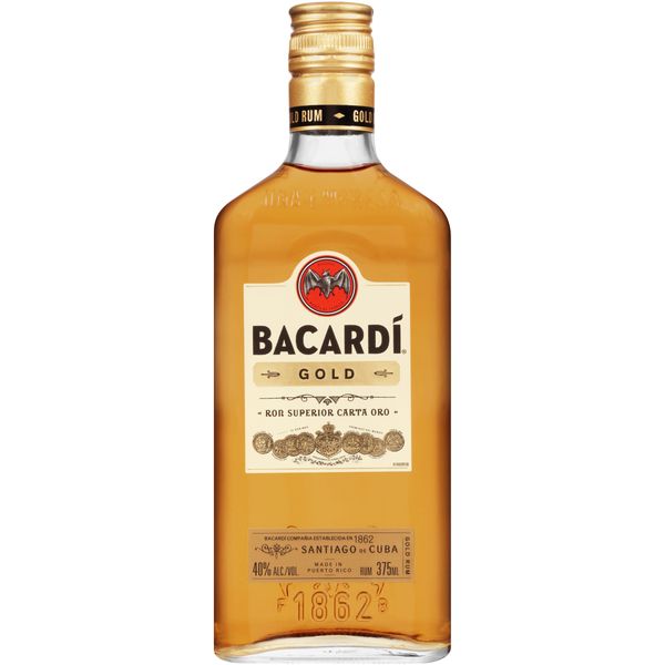 Bacardi Gold Rum 375Ml 24/Case 40°/80P