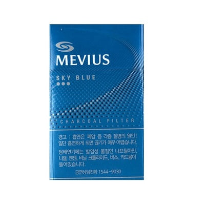 Mevius Sky Blue 50 cartons/master case