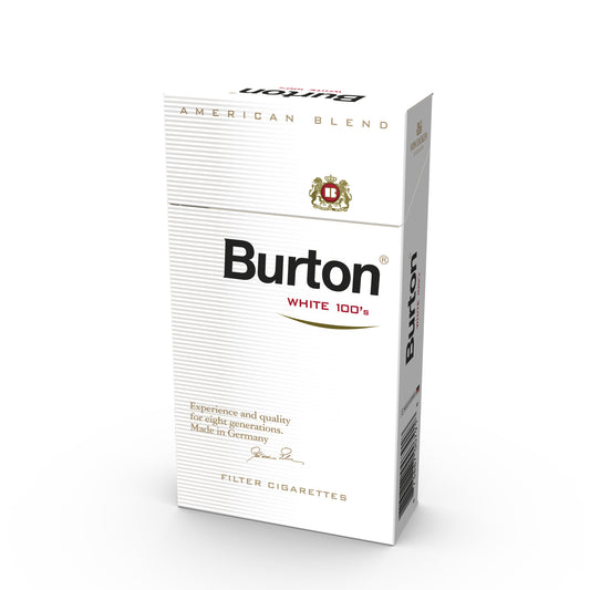 Burton White king size 100'S