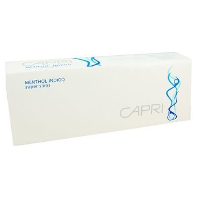 Capri Menthol Indigo 100'S Super Slims Box 30/Master Case