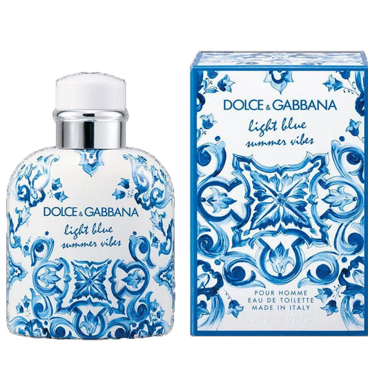 Dolce & Gabbana Light Blue Summer Vibes Pour Homme. 4.2OZ/125Ml