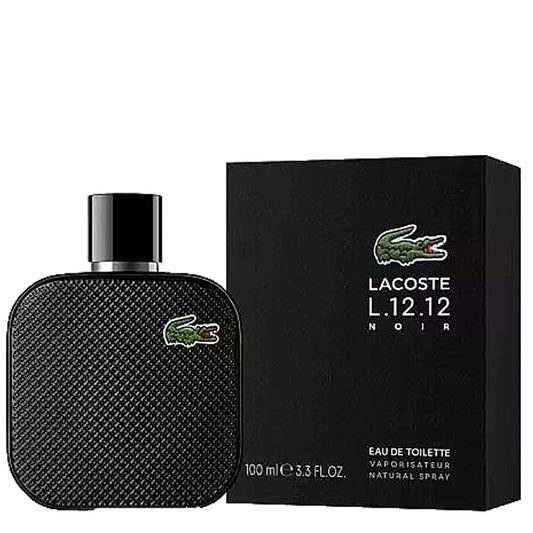 Lacoste L.12.12 Noir Eau de Toilette. 3.4Oz/100Ml