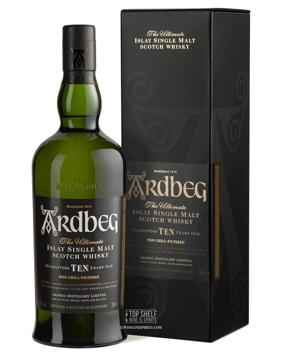 Ardbeg 10 Year Single Malt Scotch Whiskey 1L