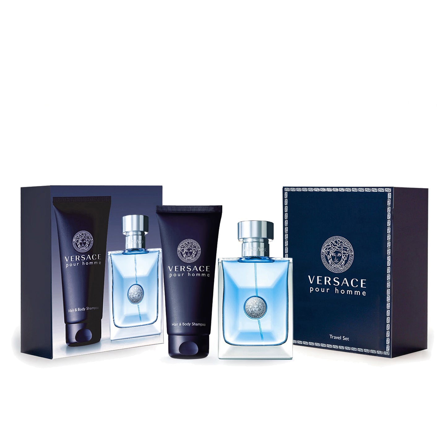 Versace Pour Homme Eau de Toilette. 3.4Oz/100ml, Set