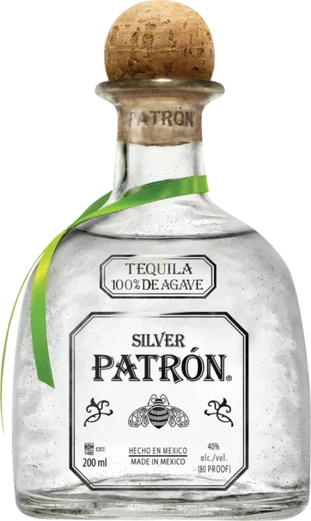 Patrón Silver Tequila 200Ml 12/Case 40°/80P