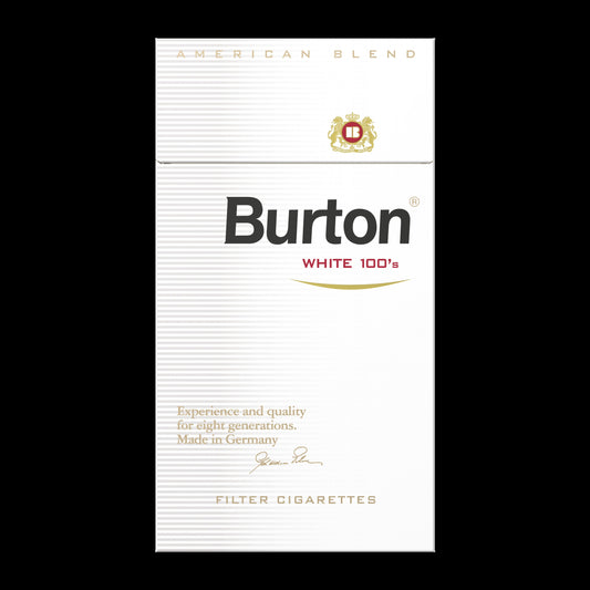Burton White king size 100'S